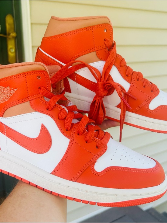 Jordan Shoes - Women’s NIKE Jordan 1 Mid Cosmic Clay Size 8